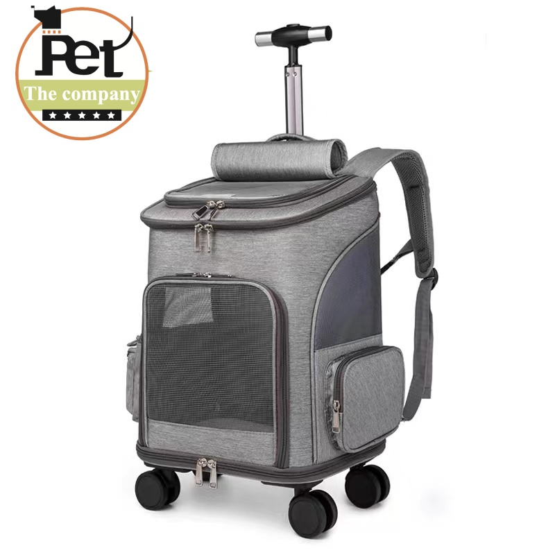 BH1008 Travel Roll Wheels Stroller Trolley Dog Cat Backpack