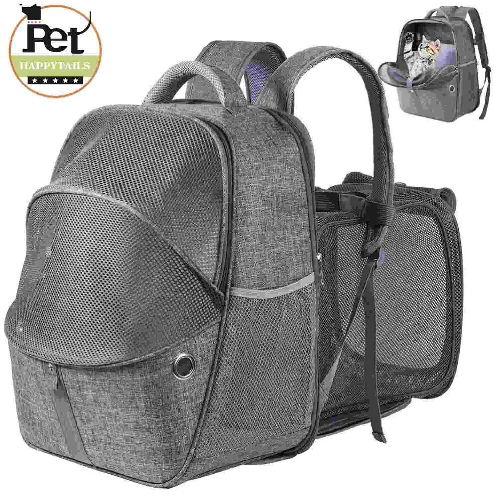 BH1017 Expandable durable Pet Carrier Backpack Bag for Cats Dogs